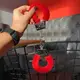 Наручники с мехом красные (IMP_104_RED)