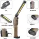 Фонарь WORKLIGHT-WL-08-XPE+COB (white+yellow+red), power bank, Li-Ion аккум., поворот180º+180º, магнит, зажим,