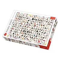 Пазл "208 Котиков" Trefl 10498 1000 элм.