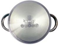 Каструля з кришкою Krauzer Constant Plus 78016 20 см 3.6 л сріблястий