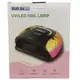 Лампа LED UV лед уф SUN G4 Max 72вт для маникюра, наращивания ногтей, гель лак 72 диода Розовая с чёрным