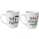 Набор кружек Keramia Mr right и Mrs always right 21-272-053 360 мл 2 шт