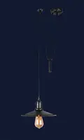 Люстра (подвес) в стиле лофт с гирей 752PB9F-1G BK(260)
