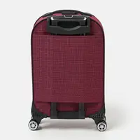 Чемодан маленький 4 колеса Ricco Grande T1TEXT1000pink-M
