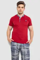 Пижама мужская с принтом, цвет бордовый, 243R1003