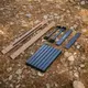 Раскладной стол комбинированный Naturehike NH21JU011, алюминий/бук
