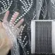 Тюль органза с вышивкой. Цвет белый. Код 927т