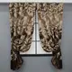Комплект (2шт. 1,3х1,7м.) коротких штор, блэкаут-софт. Цвет коричневый с капучино. Код 033дк 12-0077