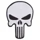 Шеврон на липучке Череп Карателя Punisher Каратель 6,5х9 см вышитый патч нашивка