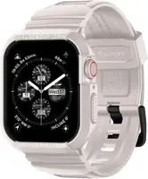 Чехол и ремешок Spigen для Apple Watch 4/5/6/7/8/9/SE (44/45mm) - Rugged Armor Pro, Dune Beige (ACS07386)