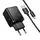 Адаптер сетевой HOCO Type-C cable set Smart PD multi-protocol charger C157A |1USB/1Type-C, 30W/3A, PD/QC|