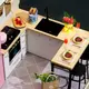 3D Румбокс кукольный дом конструктор DIY Cute Room BT-027 Кухня 23*23*27,5см