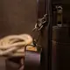 Мессенджер мужской вертикальный Vintage 20394 Коричневый