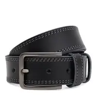 Мужской кожаный ремень Borsa Leather 115v1fx103-black