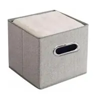 Коробка складна для зберігання речей Stenson 252525WB 25х25х25 см сіра