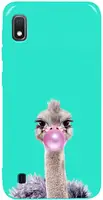 Чехол-накладка TOTO Pure TPU 2mm Print Case Samsung Galaxy A10 #38 Ostrich Gum Mint