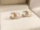 Серьги женские золотистые код 2344
