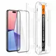 Защитное стекло Spigen для iPhone 15 Pro - EZ FIT GLAS.tR (2 шт), Black (AGL06893)
