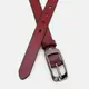 Женский кожаный ремень Borsa Leather CV1ZK-015bo-bordo