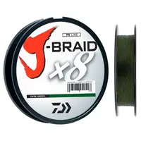 Шнур Daiwa J-Braid x8 0.16mm 9.0kg 150m dark green #1.2 20lbs