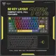 Клавиатура Onikuma USB With RGB Wired Mechanical Keyboard 82 Keys G52 |ENG Layouts|