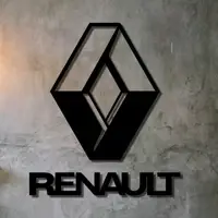 Настенный декоративный логотип из дерева Renault