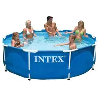 Бассейн каркасный Intex 200 NP круглый размер 305х76 см объем 4485л. Blue (42516)