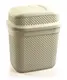 Бак для мусора Ucsan Plastik M-131-Cream 4 л кремовый