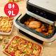 Мультипечь Tefal Dual Easy Fry Flex EY922DE0 9 л 2700 Вт серебристая