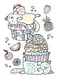 Водная раскраска YES Sweety cats 742843 8 картинок