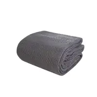 Плед Karaca Home - Charm Bold антрацит антрацит 200*220 євро
