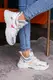 Женские кроссовки Fashion Cosmos 1234 38 размер 24 см Белый