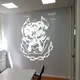 Трафарет для покраски, собака, одноразовый из самоклеющей пленки в двух размерах 155 х 116 см