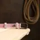 Женский ремень из натуральной кожи Vintage 20753 Розовый