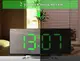 Настольные зеркальные LED часы с термометром DT-6507