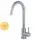 Смеситель KT Ø35 для кухни гусак ухо на гайке SS AQUATICA KT-4B170P (9722101)