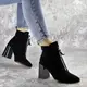 Ботильоны женские Fashion Springer 2404 38 размер 24,5 см Черный