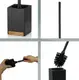 Туалетный ершик с подставкой Kela Сube 23690 45.5х9.5х9.5 см черный