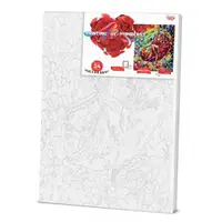 Картина за номерами Danko Toys Танцівниця в червоному ДТ-ГО-09212 40х50 см