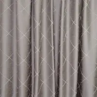 Ткань портьерная жаккардовая Нео V-1401 серая
