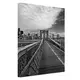 Картина на холсте Brooklyn bridge, New York 45x65 см (H4565_GOR031)