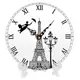 Часы настенные круглые Eiffel Tower art 18 см (CH18_F_15S035)
