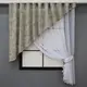 Кухонный комплект (270х170см.) шторка с ламбрекеном. Цвет белый с серо-бежевым. Код 039к 52-0948