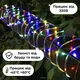 Гирлянда уличная лента светодиодная Дюралайт 480 LED 16м морозоустойчивая прозрачный провод Мультиколор DR20МML