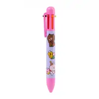 Ручка шариковая YES Line Friends 412245 0.7 мм разноцветная