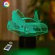 3D ночник "Автомобиль 42" (УВЕЛИЧЕННОЕ ИЗОБРАЖЕНИЕ) подарочная упаковка + 16 цветов + пульт ДУ 3DTOYSLAMP