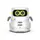 Интерактивный робот AT-Robot с сенсорным управлением и обучающими карточками на украинском белый (AT002-01-UKR)