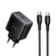 Адаптер сетевой HOCO C to C cable Upgrade single-port charger set C159A |1Type-C, PD/QC, 65W/3A|
