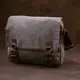 Сумка почтальонка текстильная Vintage 20605 Серая