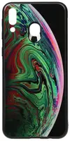 Чехол-накладка TOTO Print Glass Space Case Samsung Galaxy M20 Green